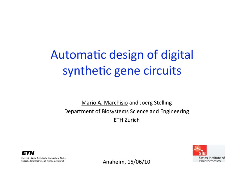 File:Marchisio Automatic Design of Digital Synthetic Gene Circuits.pdf