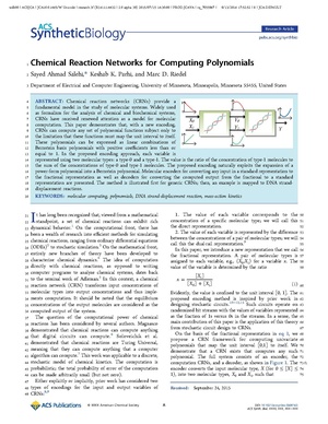 Salehi Parhi Riedel Chemical Reaction Networks for Computing Polynomials.pdf
